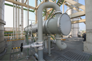 outdoor utility piping