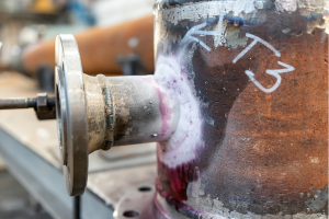 Close up industrial piping and systems