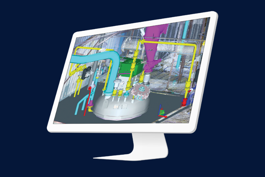 Feasibility study diagram on a computer